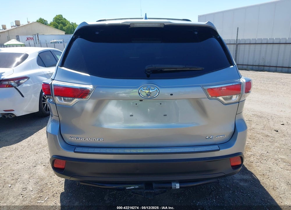 2015 TOYOTA HIGHLANDER VIN: 5TDBKRFH3FS199832