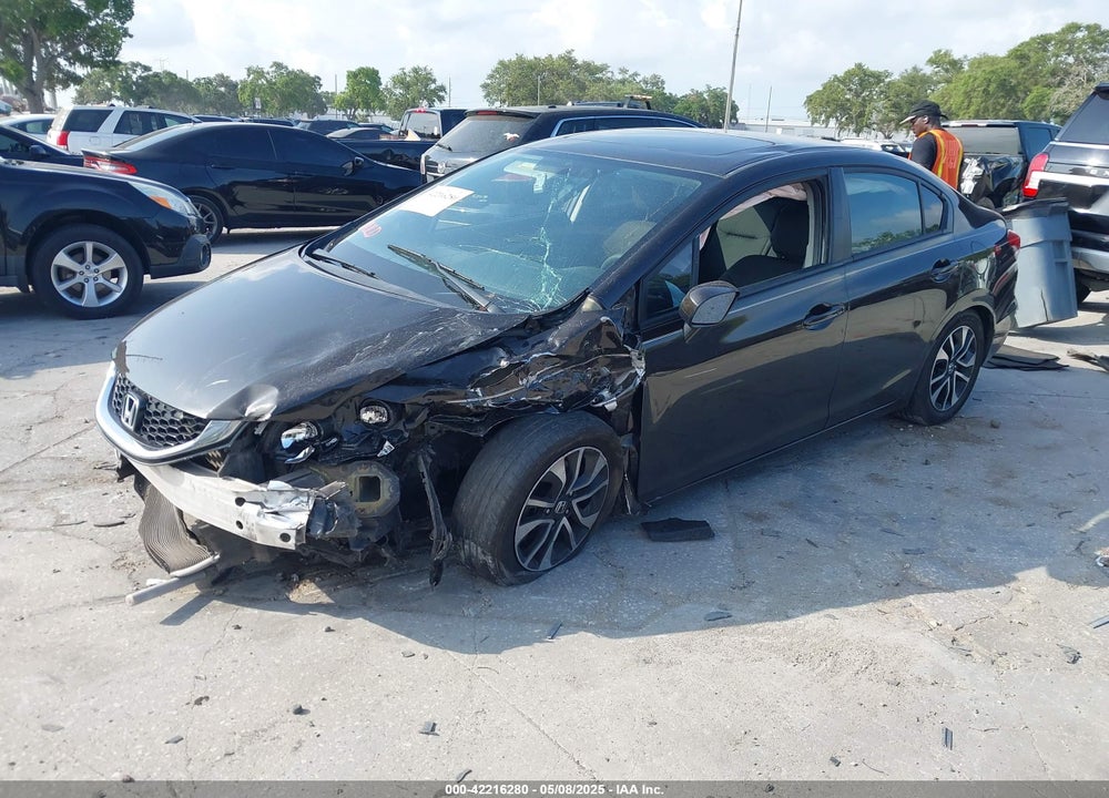 2014 HONDA CIVIC VIN: 2HGFB2F81EH555640
