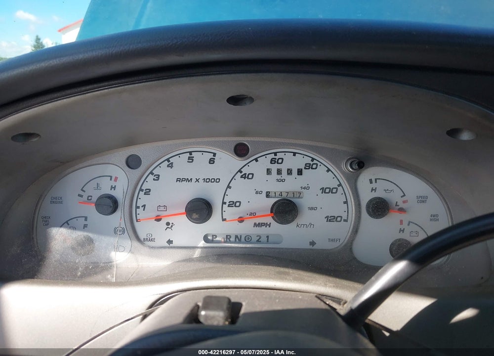 2001 FORD EXPLORER SPORT TRAC VIN: 1FMZU77E21UB38442
