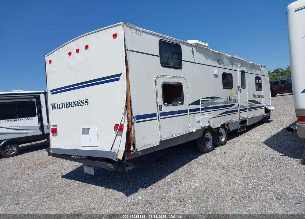 2006 FLEETWOOD WILDERNESS TRAVEL TRAILER VIN: 1ED1B302365341802
