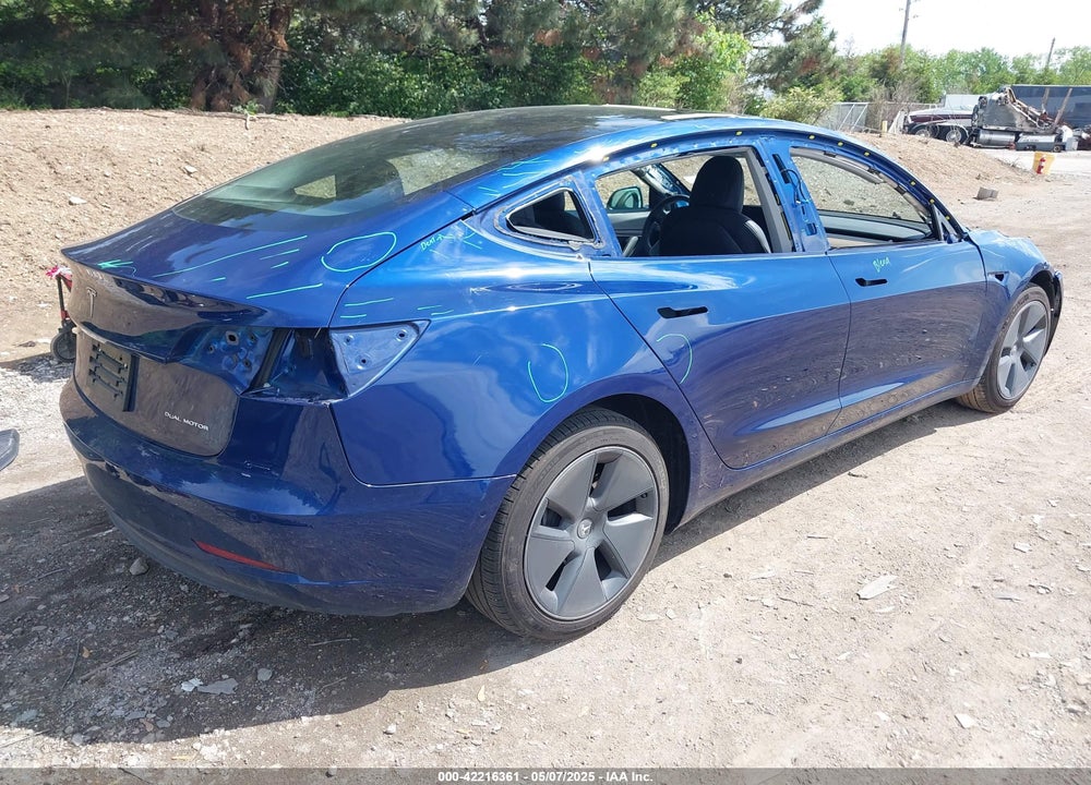 2021 TESLA MODEL 3 VIN: 5YJ3E1EB4MF858187