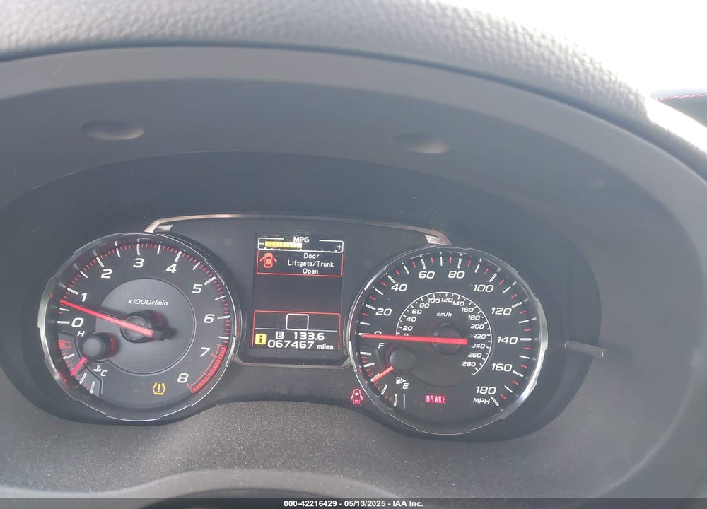 2021 SUBARU WRX VIN: JF1VA1A62M9820986