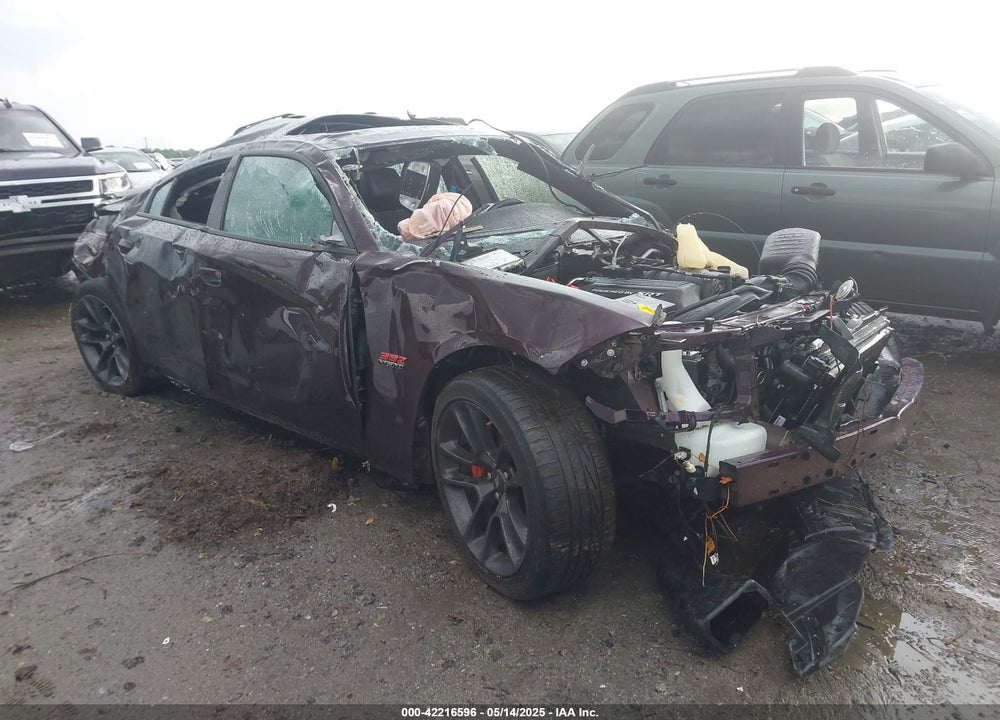 2021 DODGE CHARGER SCAT PACK RWD VIN: 2C3CDXGJ8MH578006