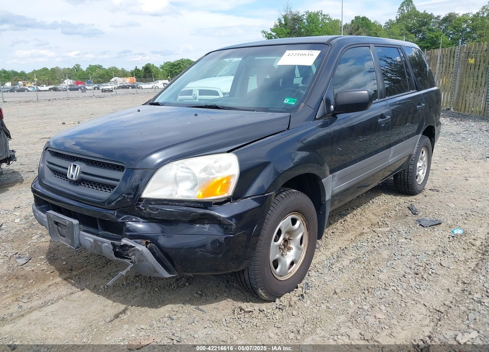 2005 HONDA PILOT LX VIN: 2HKYF18195H533172