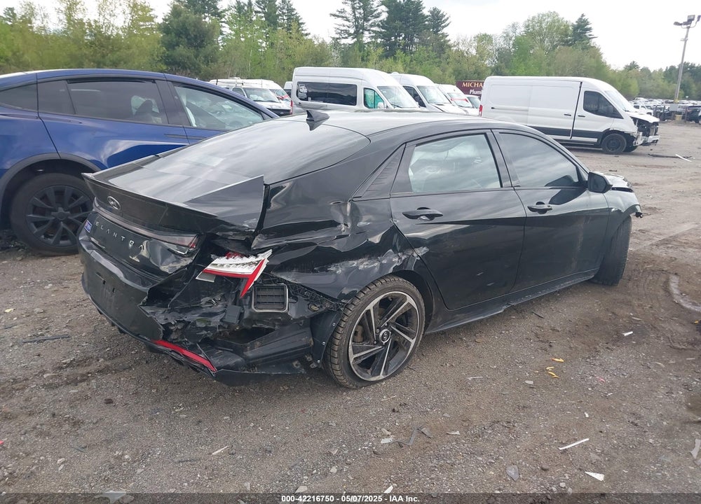 2021 HYUNDAI ELANTRA VIN: KMHLR4AF1MU190365