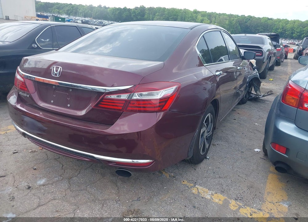 2016 HONDA ACCORD VIN: 1HGCR2F32GA118301