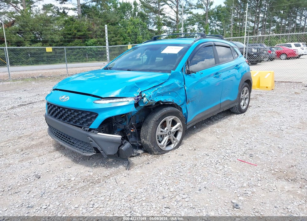 2022 HYUNDAI KONA VIN: KM8K62AB2NU866040
