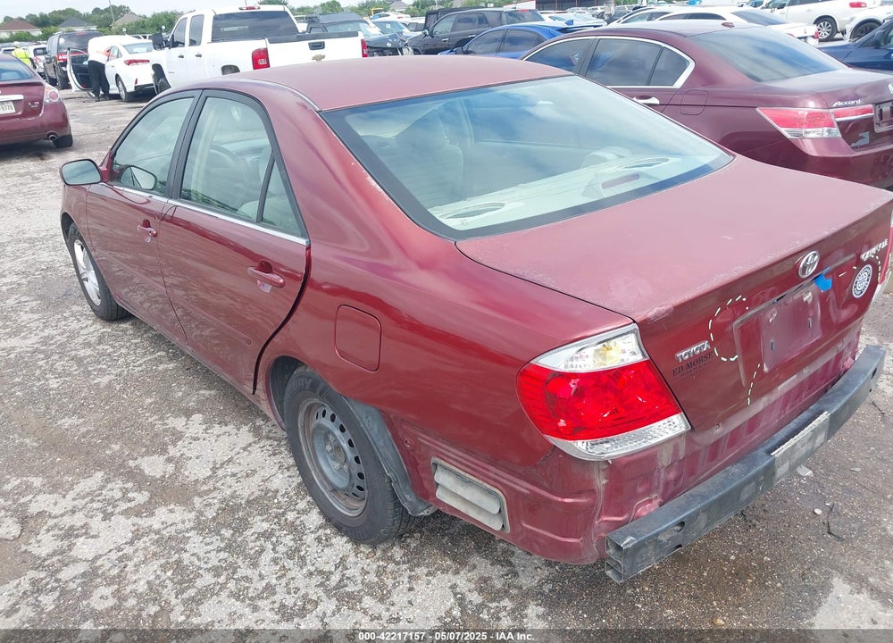 2005 TOYOTA CAMRY LE VIN: 4T1BE32K65U426233