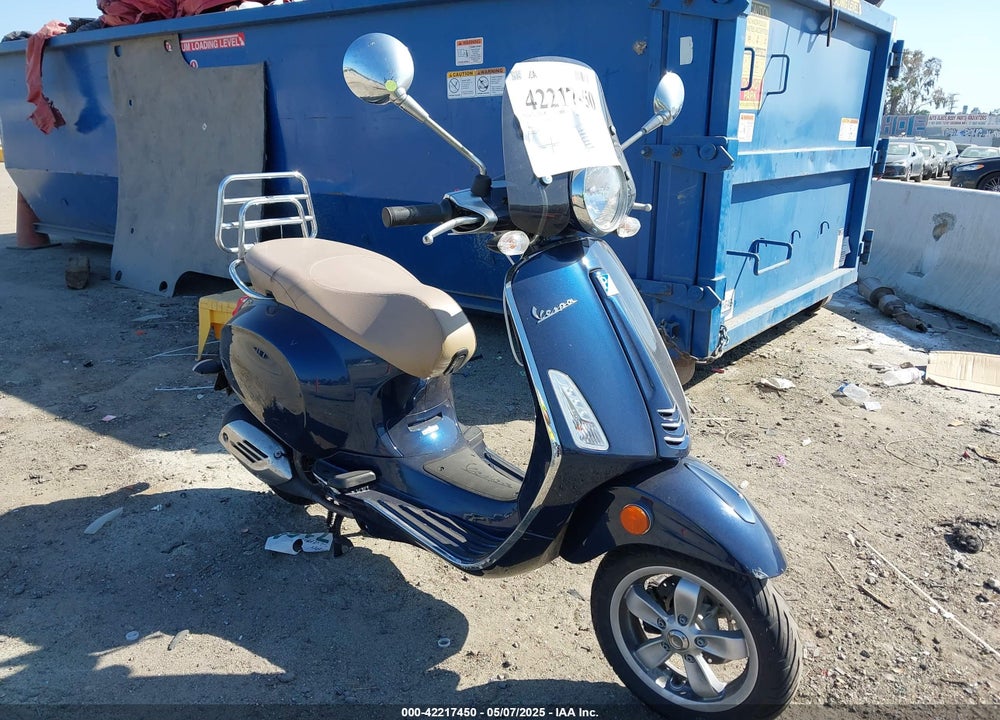 2015 VESPA SPRINT 150 3V VIN: ZAPM818GXF5100571