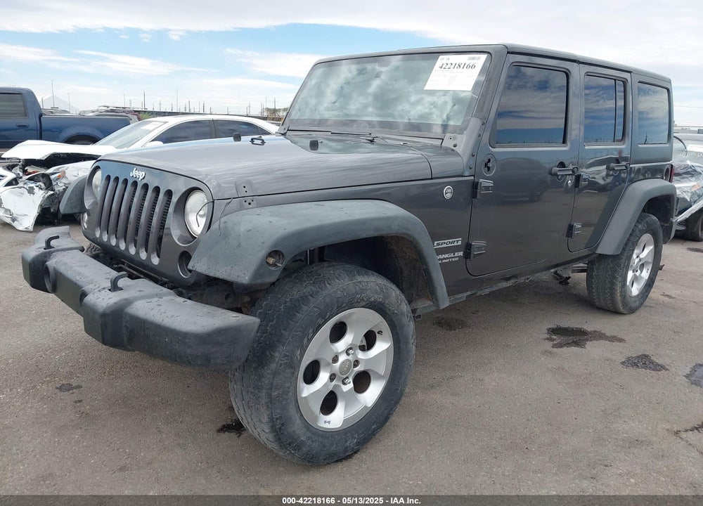 2016 JEEP WRANGLER UNLIMITED SPORT VIN: 1C4BJWDGXGL286383