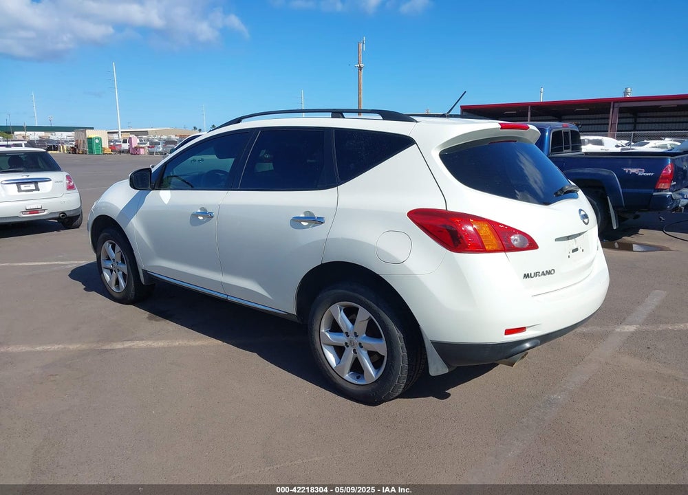 2009 NISSAN MURANO S VIN: JN8AZ18W29W114413