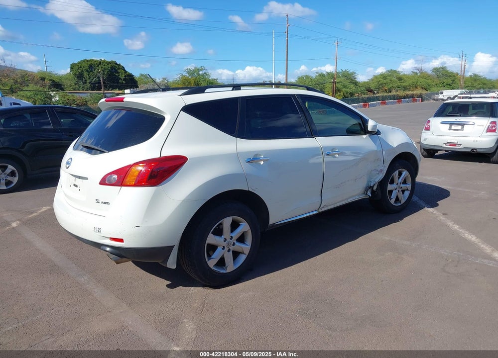2009 NISSAN MURANO S VIN: JN8AZ18W29W114413