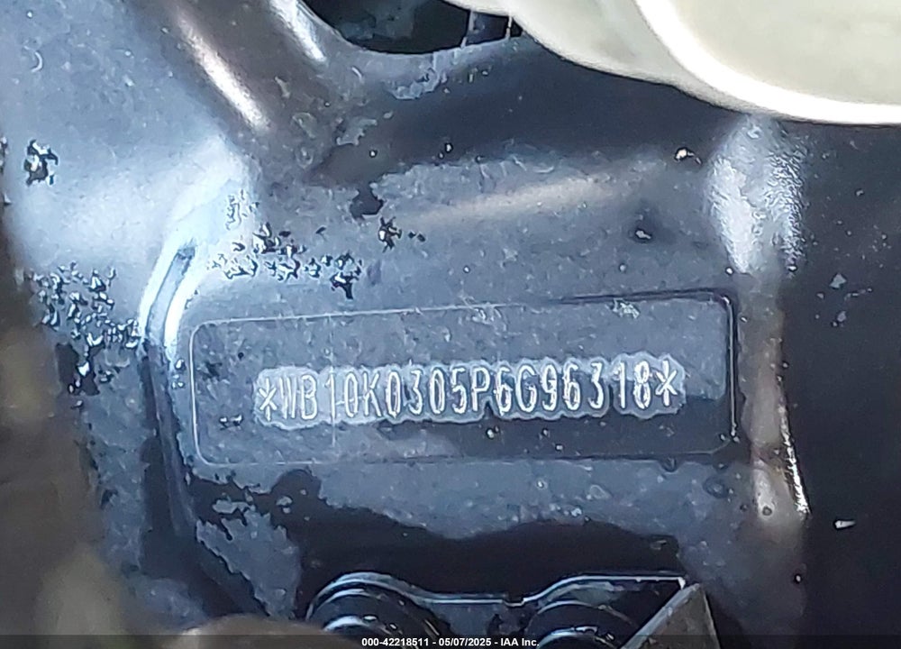 2023 BMW F 850 VIN: WB10K0305P6G96318