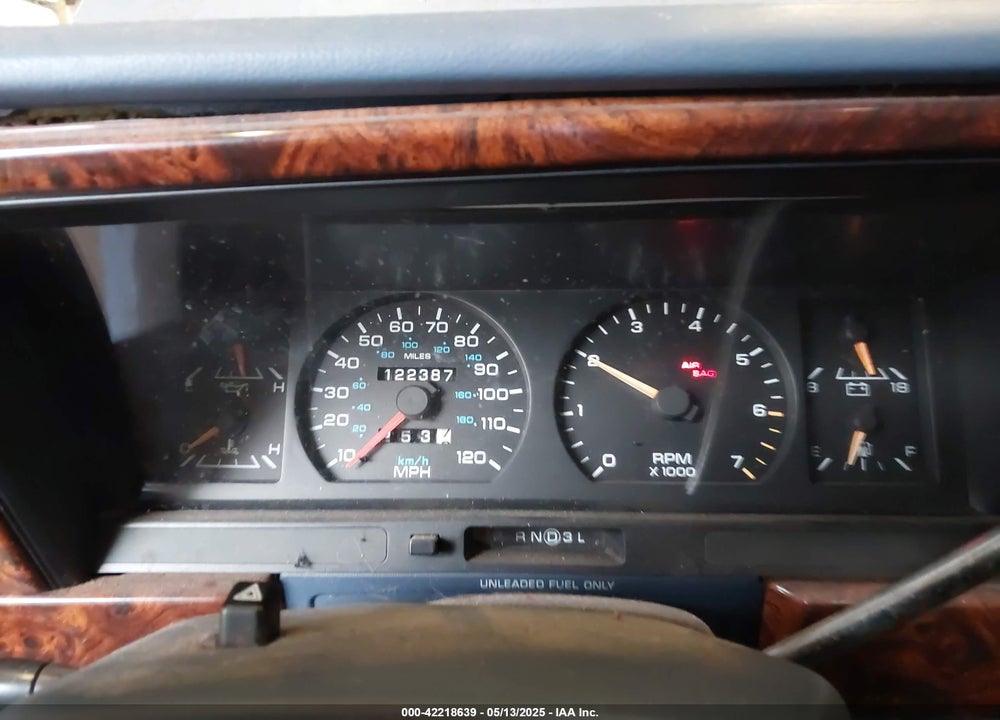 1992 CHRYSLER LEBARON A-BODY VIN: 3C3XA4638NT244160