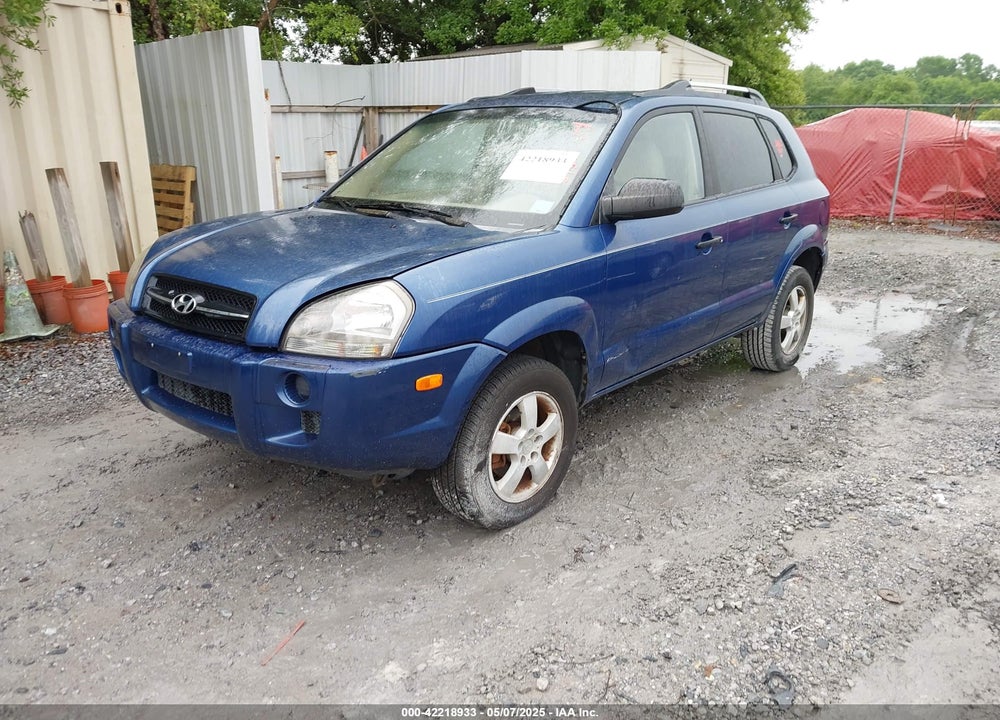 2008 HYUNDAI TUCSON GLS VIN: KM8JM12B78U731537