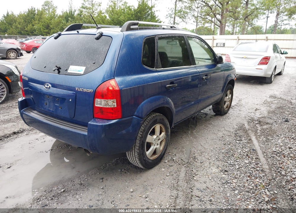 2008 HYUNDAI TUCSON GLS VIN: KM8JM12B78U731537