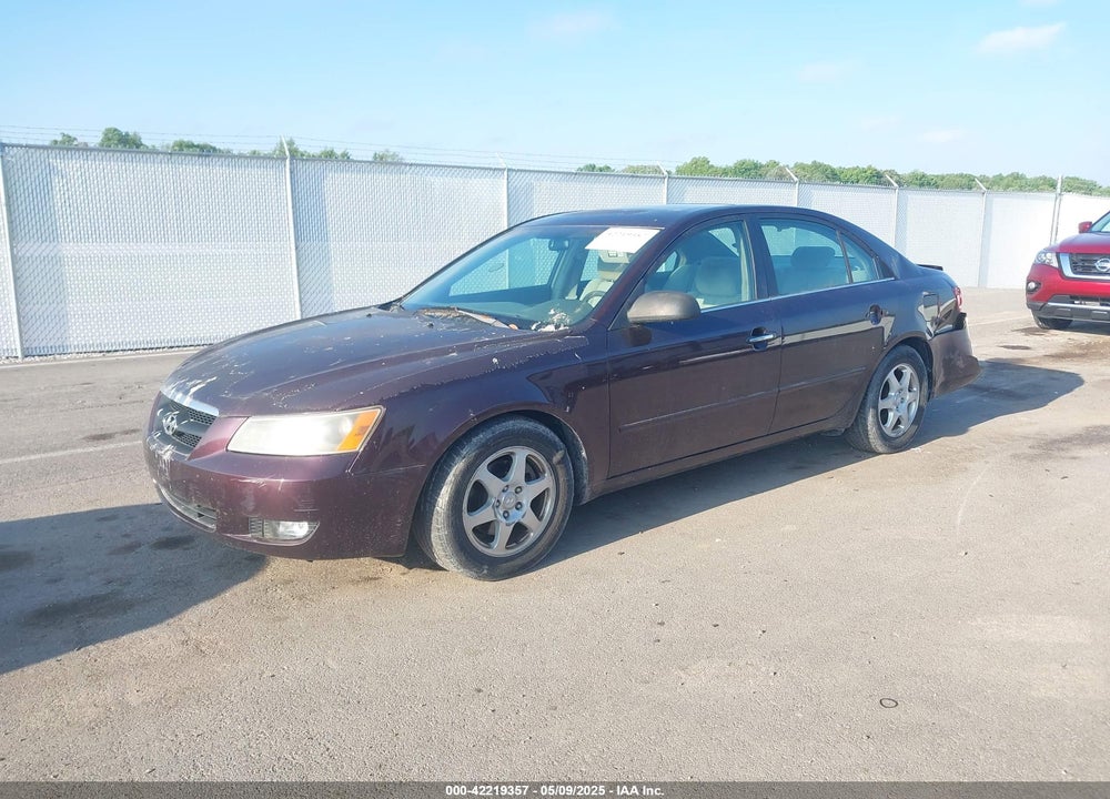 2006 HYUNDAI SONATA GLS V6/LX V6 VIN: 5NPEU46F86H088434