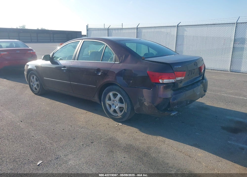 2006 HYUNDAI SONATA GLS V6/LX V6 VIN: 5NPEU46F86H088434