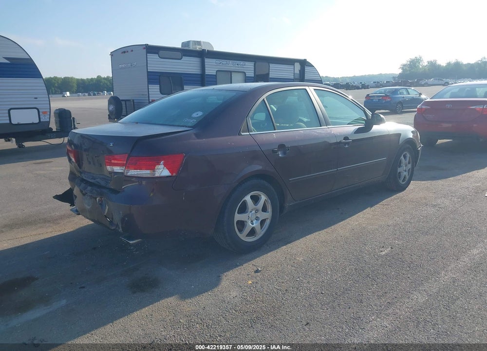 2006 HYUNDAI SONATA GLS V6/LX V6 VIN: 5NPEU46F86H088434