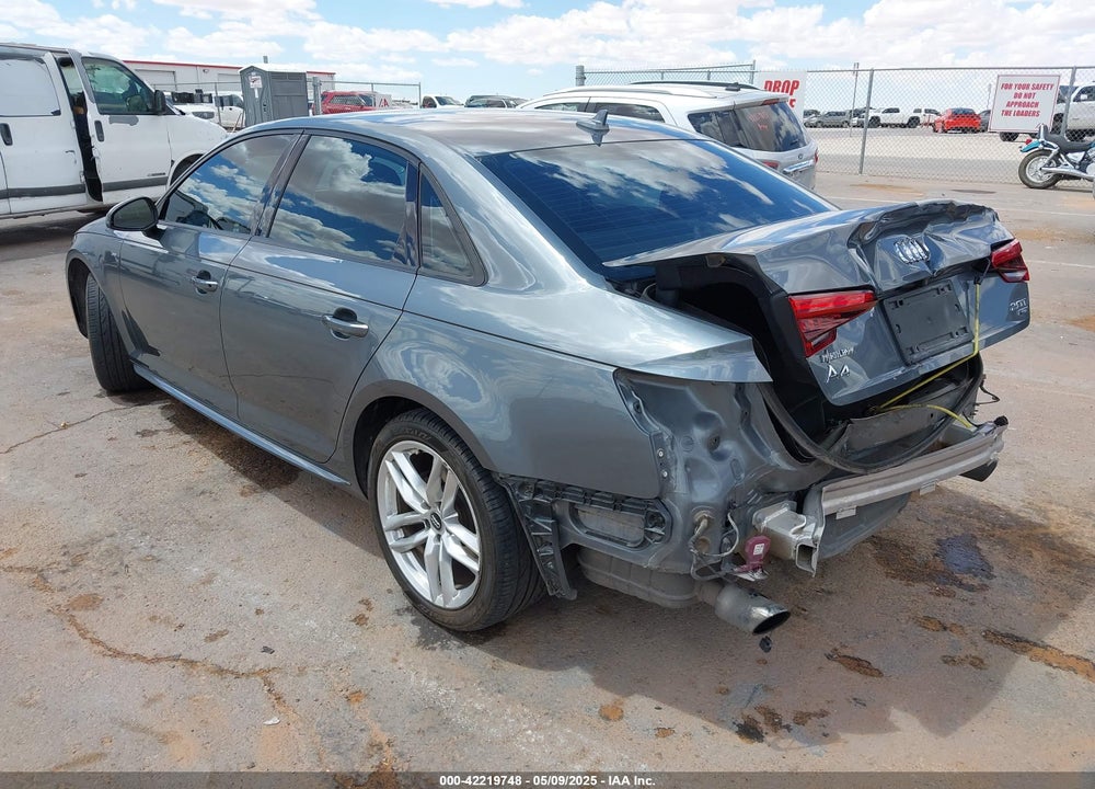 2017 AUDI A4 2.0T SEASON OF  ULTRA PREMIUM VIN: WAUKMAF49HN042577