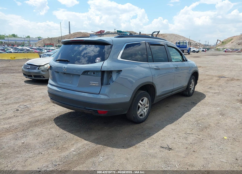 2022 HONDA PILOT VIN: 5FNYF6H27NB104990