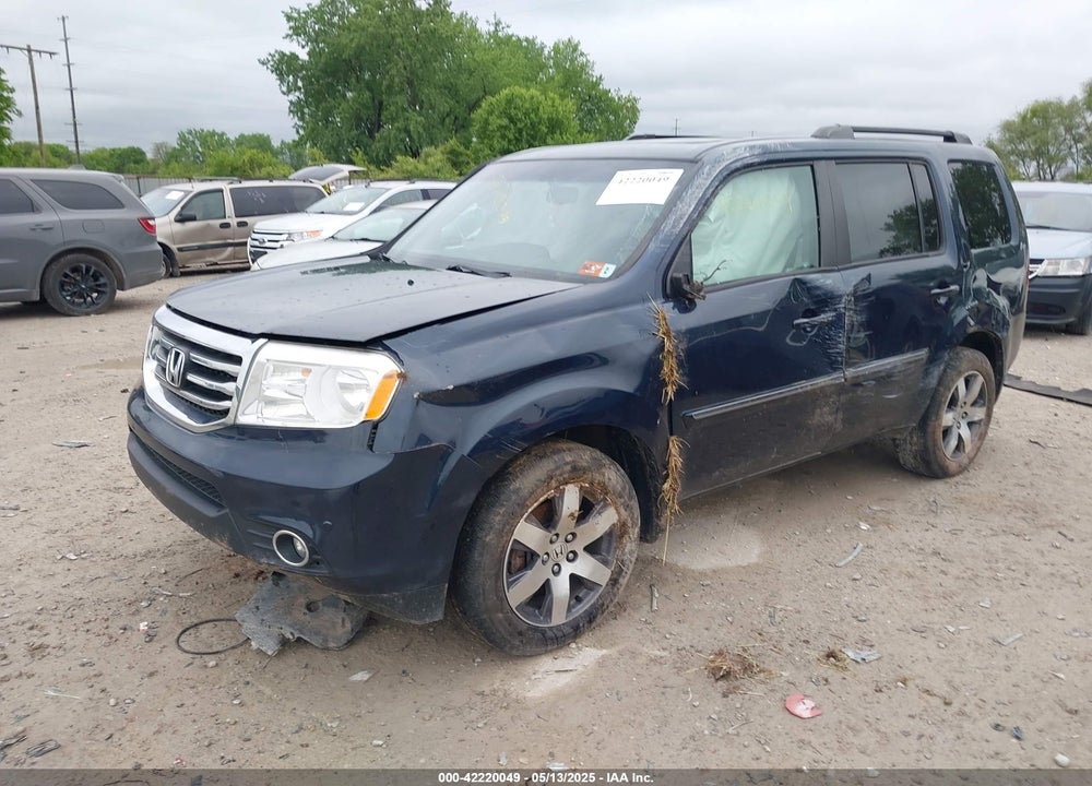 2012 HONDA PILOT TOURING VIN: 5FNYF4H93CB025864