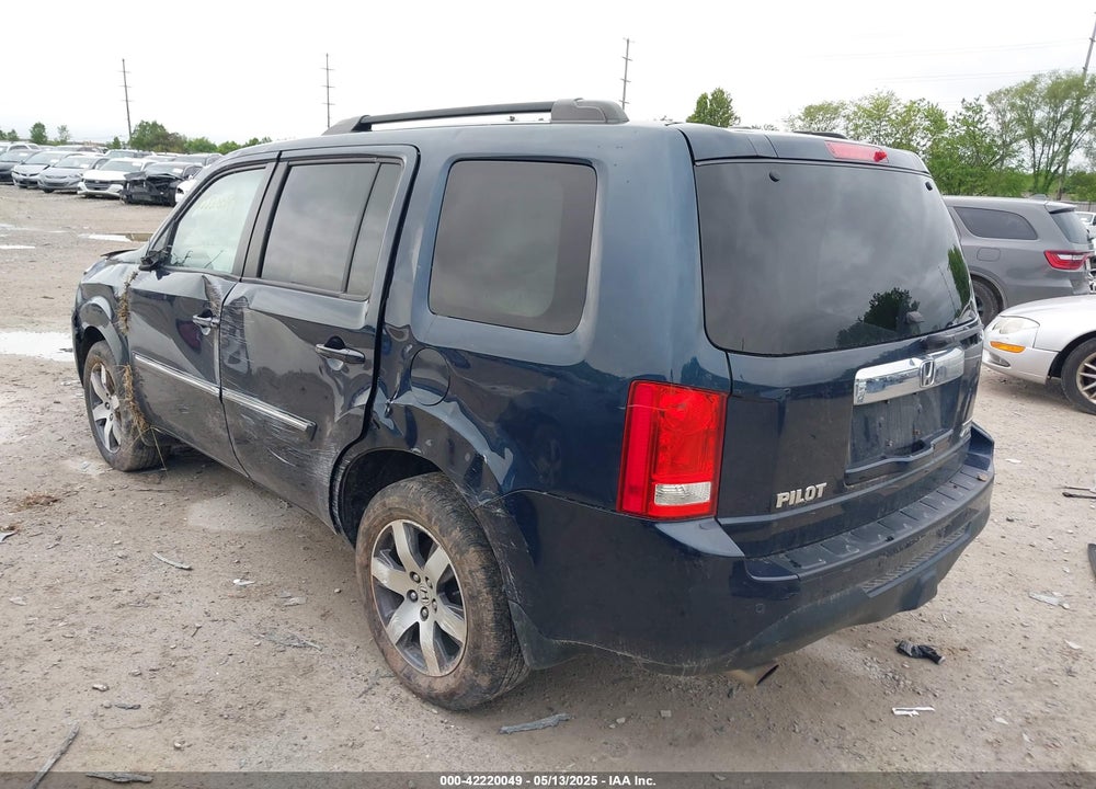 2012 HONDA PILOT TOURING VIN: 5FNYF4H93CB025864