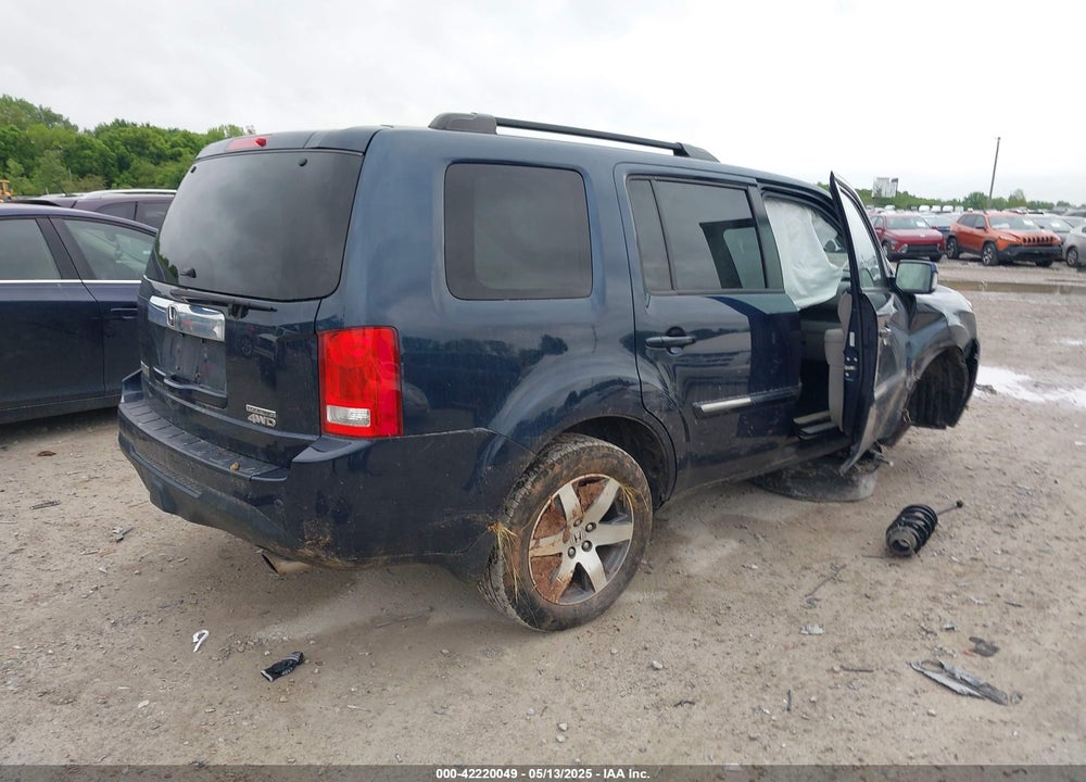 2012 HONDA PILOT TOURING VIN: 5FNYF4H93CB025864