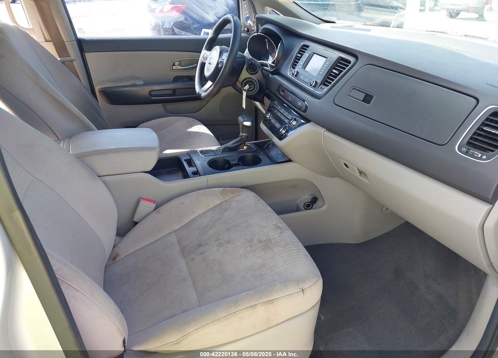 2017 KIA SEDONA L VIN: KNDMA5C1XH6279532