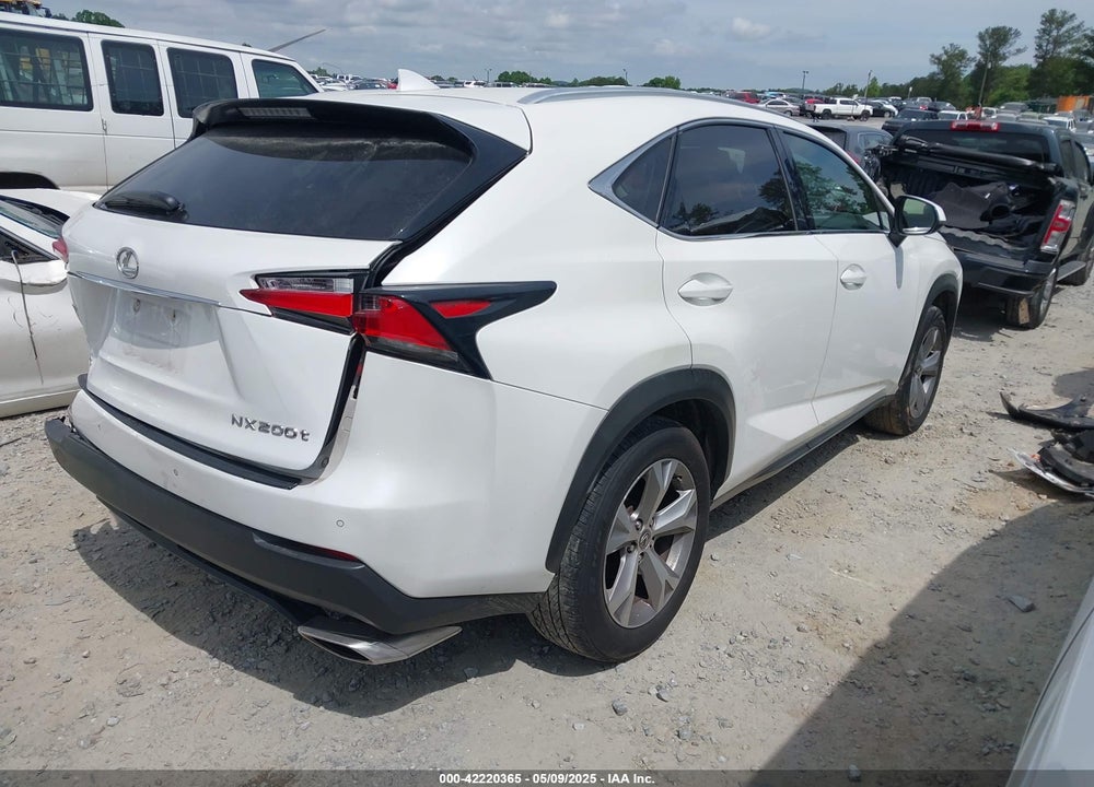 2017 LEXUS NX VIN: JTJYARBZXH2072658