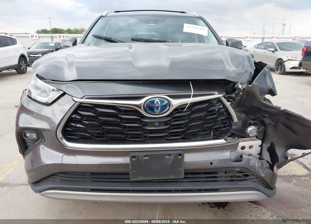 2021 TOYOTA HIGHLANDER HYBRID PLATINUM VIN: 5TDFARAHXMS008030
