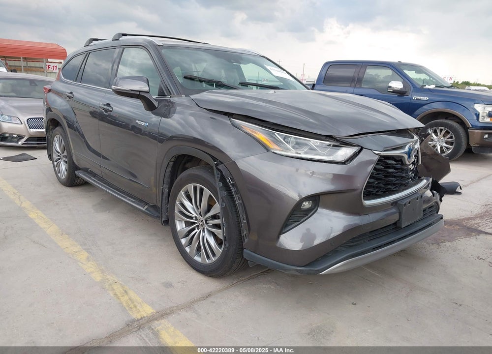 2021 TOYOTA HIGHLANDER HYBRID PLATINUM VIN: 5TDFARAHXMS008030