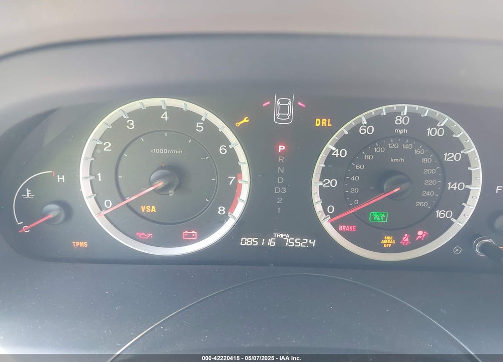 2009 HONDA ACCORD VIN: 1HGCP36869A012945