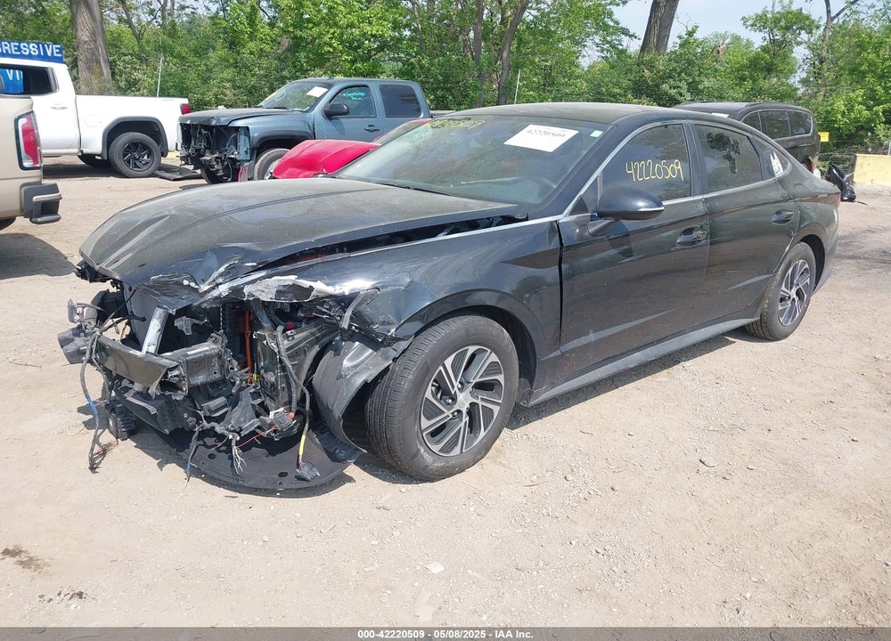 2021 HYUNDAI SONATA BLUE VIN: KMHL24JJ9MA033161