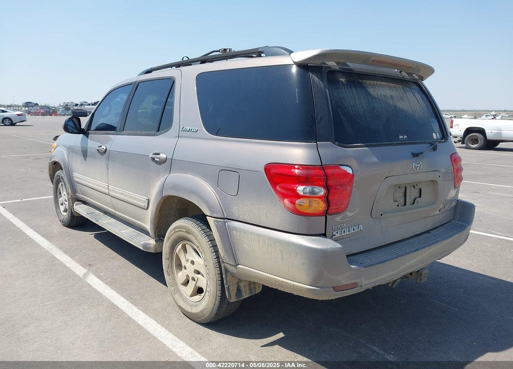 2001 TOYOTA SEQUOIA LIMITED V8 VIN: 5TDBT48A11S009891