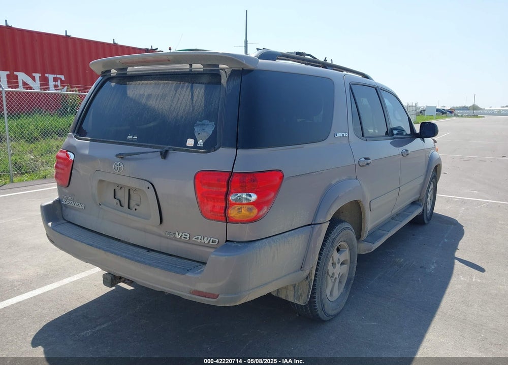 2001 TOYOTA SEQUOIA LIMITED V8 VIN: 5TDBT48A11S009891