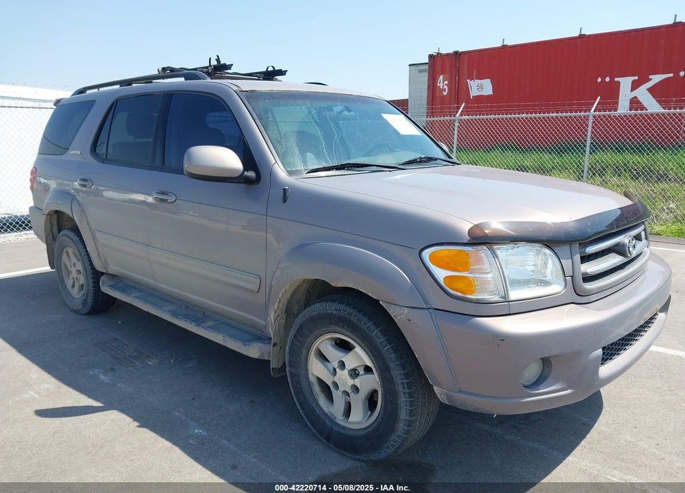 2001 TOYOTA SEQUOIA LIMITED V8 VIN: 5TDBT48A11S009891