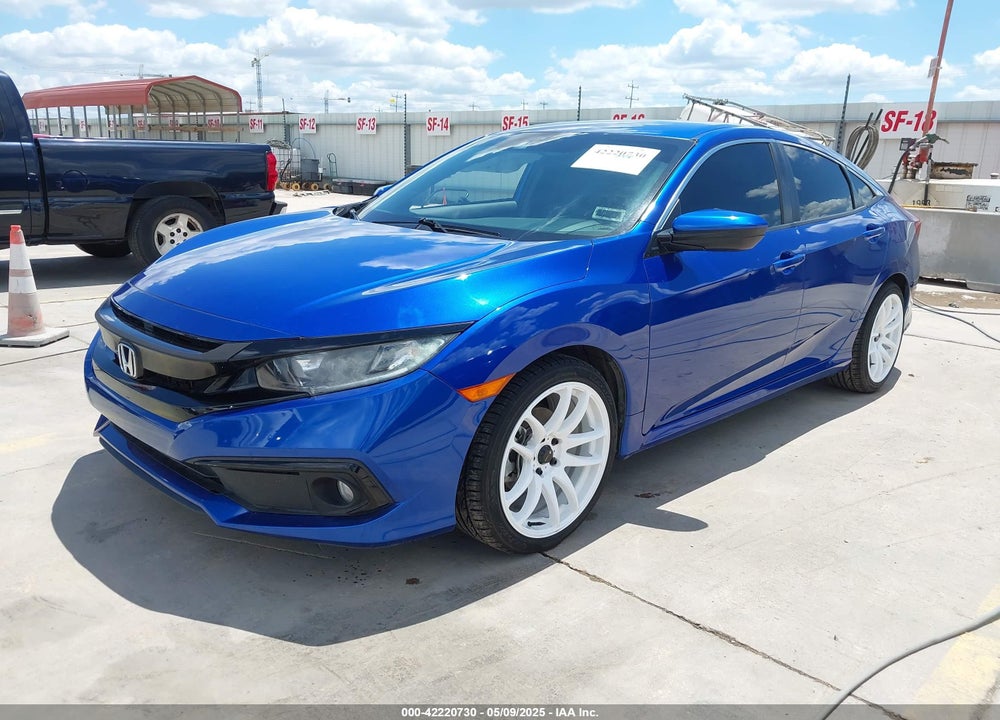 2020 HONDA CIVIC VIN: 2HGFC2F83LH555827