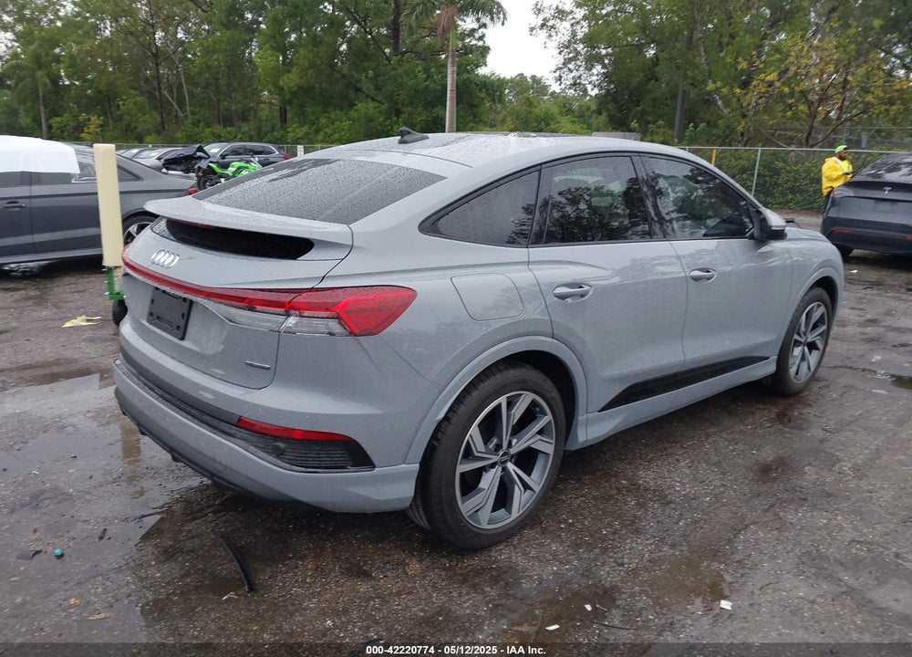 2025 AUDI Q4 SPORTBACK E-TRON VIN: WA12UBFZ8SP001531