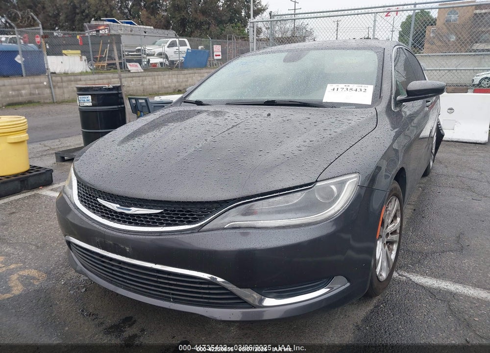 2016 CHRYSLER 200 LIMITED VIN: 1C3CCCAB9GN158926