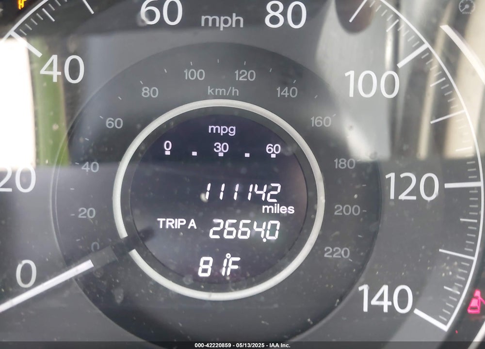 2013 HONDA CR-V VIN: 5J6RM4H5XDL058960