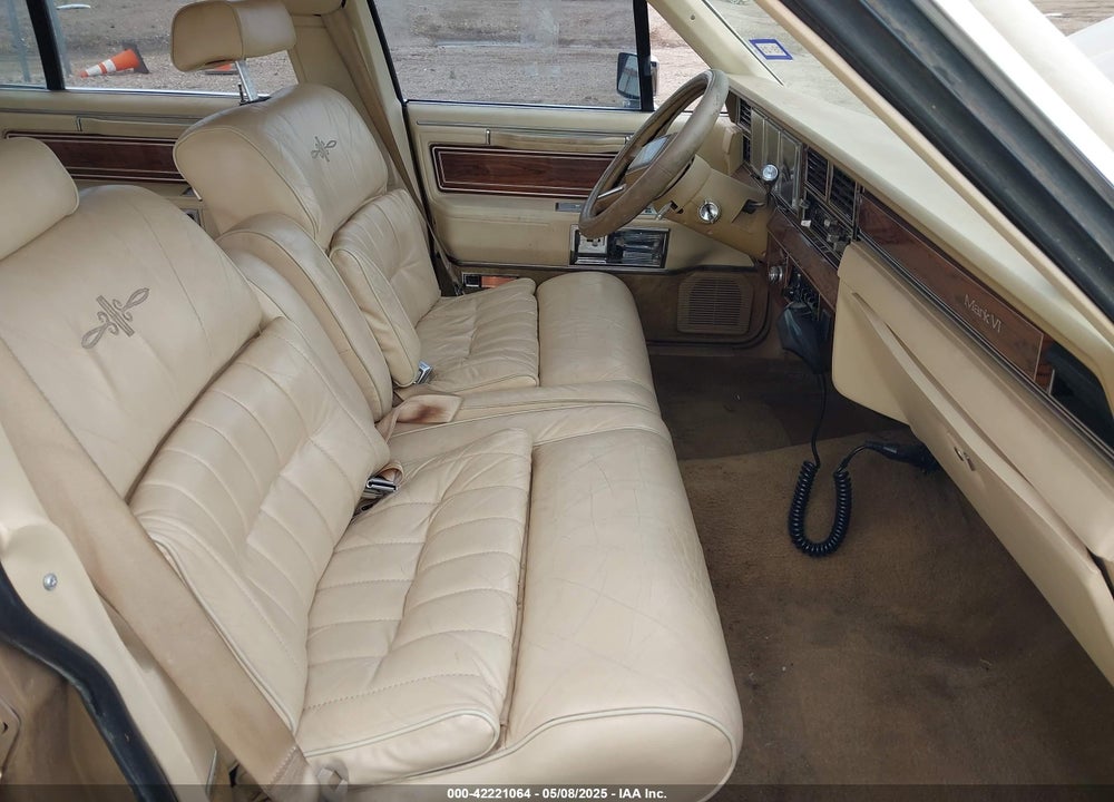 1983 LINCOLN MARK VI VIN: 1MRBP99FXDY602134