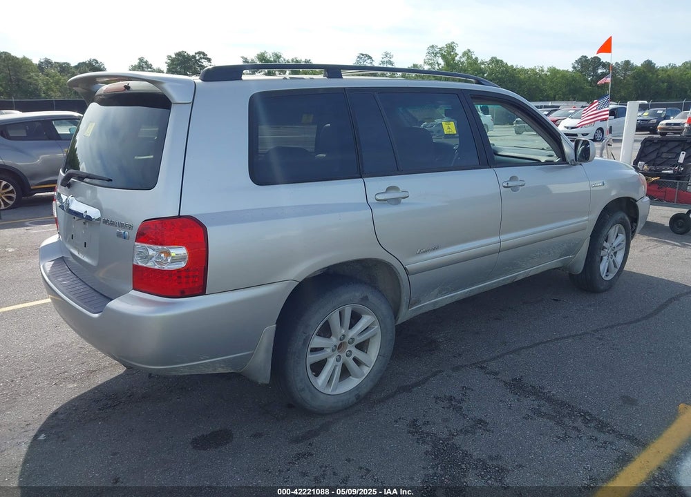 2007 TOYOTA HIGHLANDER HYBRID VIN: JTEEW21A370046547