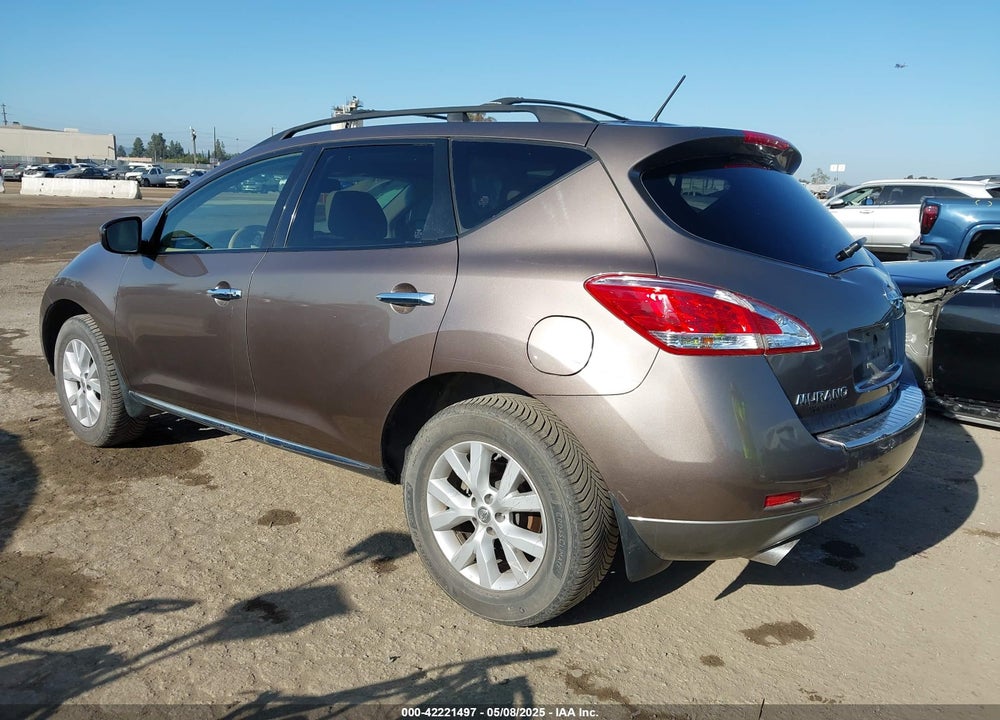 2012 NISSAN MURANO VIN: JN8AZ1MU9CW105347
