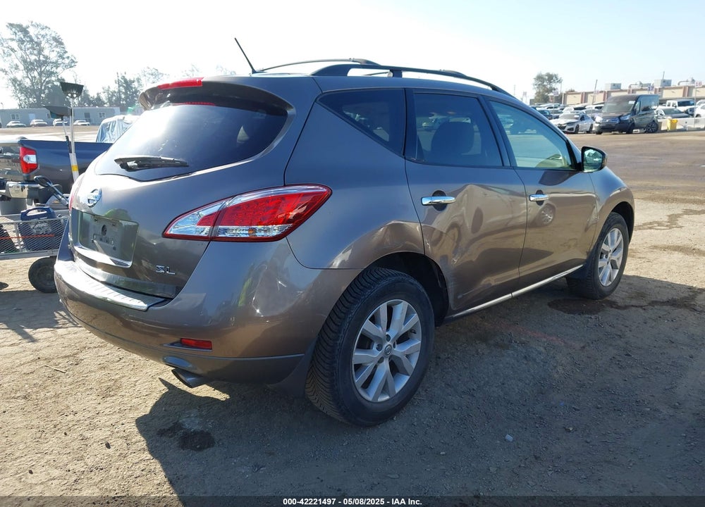 2012 NISSAN MURANO VIN: JN8AZ1MU9CW105347