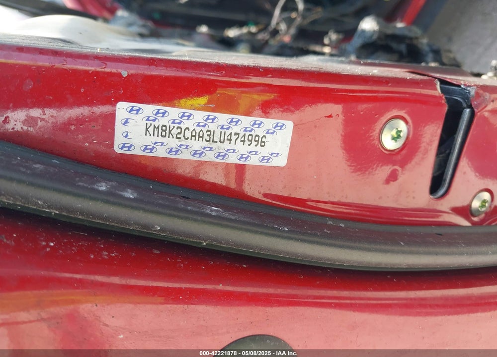 2020 HYUNDAI KONA VIN: KM8K2CAA3LU474996
