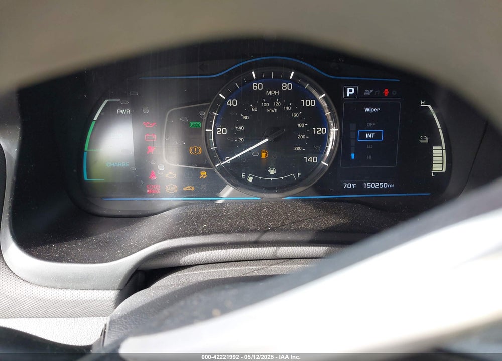 2019 HYUNDAI IONIQ HYBRID BLUE VIN: KMHC65LC8KU173626