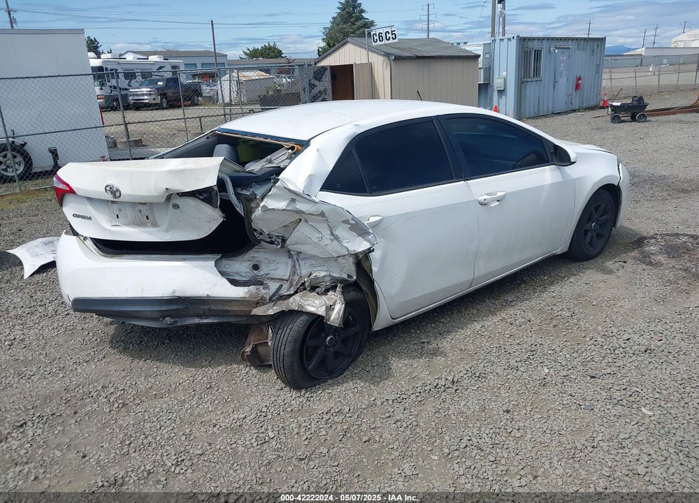 2014 TOYOTA COROLLA L VIN: 5YFBURHEXEP106521
