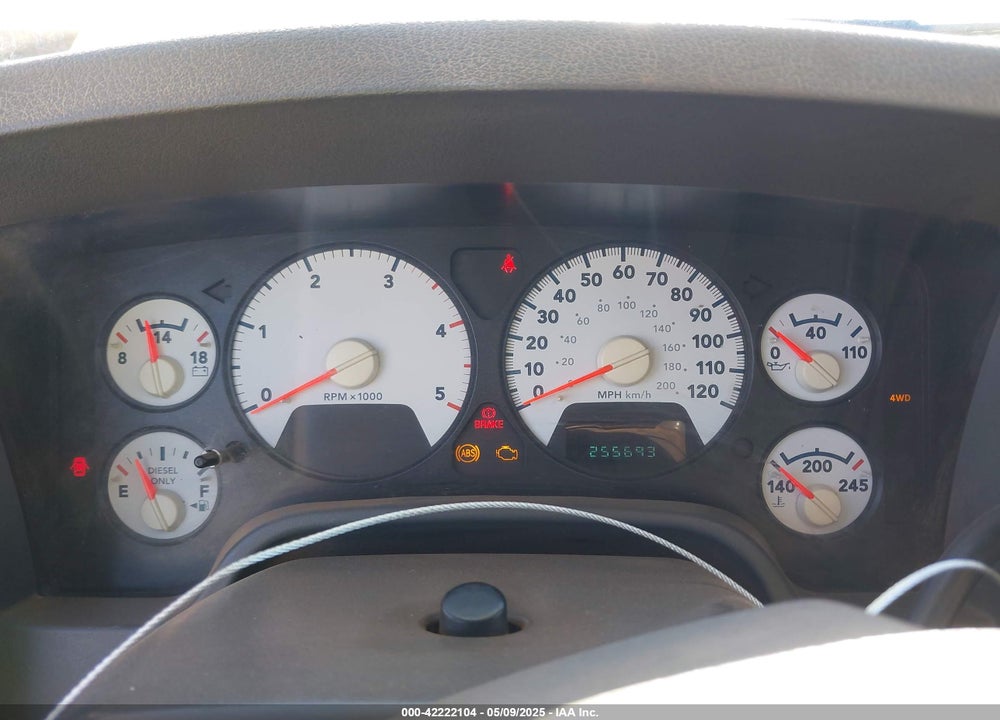 2006 DODGE RAM 2500 VIN: 1D7KS28C46J222224
