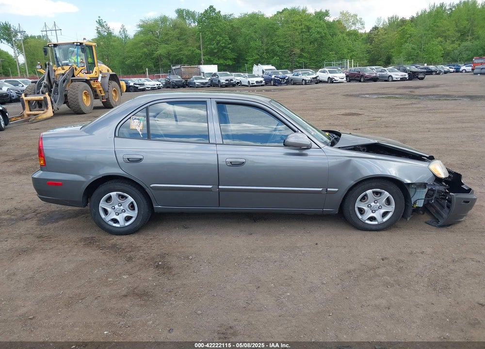 2004 HYUNDAI ACCENT GL VIN: KMHCG45C84U514658